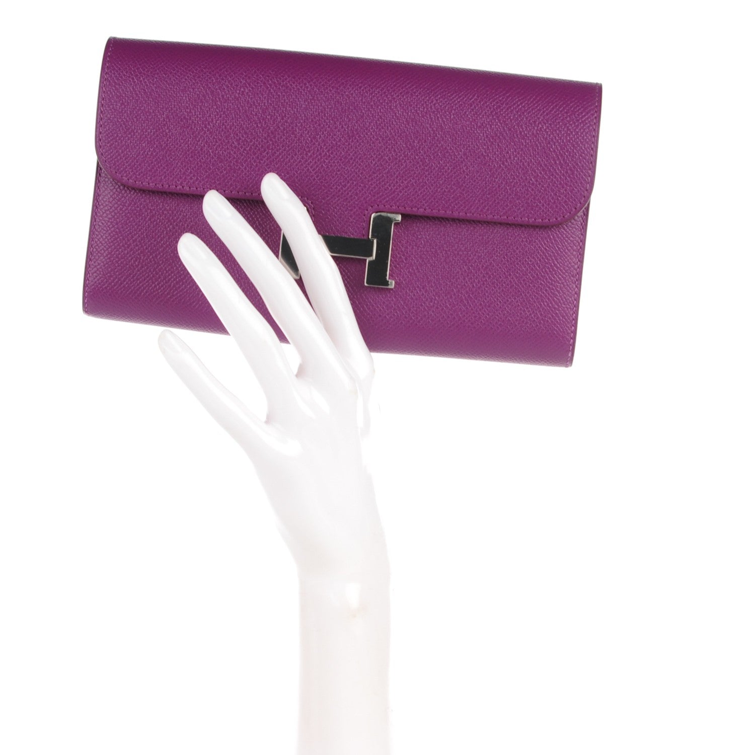Hermes Epsom Constance Long Wallet Anemone 2 of 9
