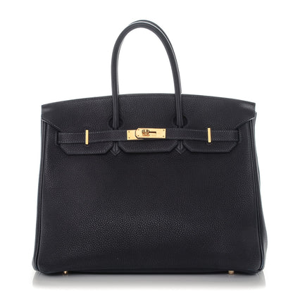 Hermes Togo Birkin 35 Indigo 1 of 22