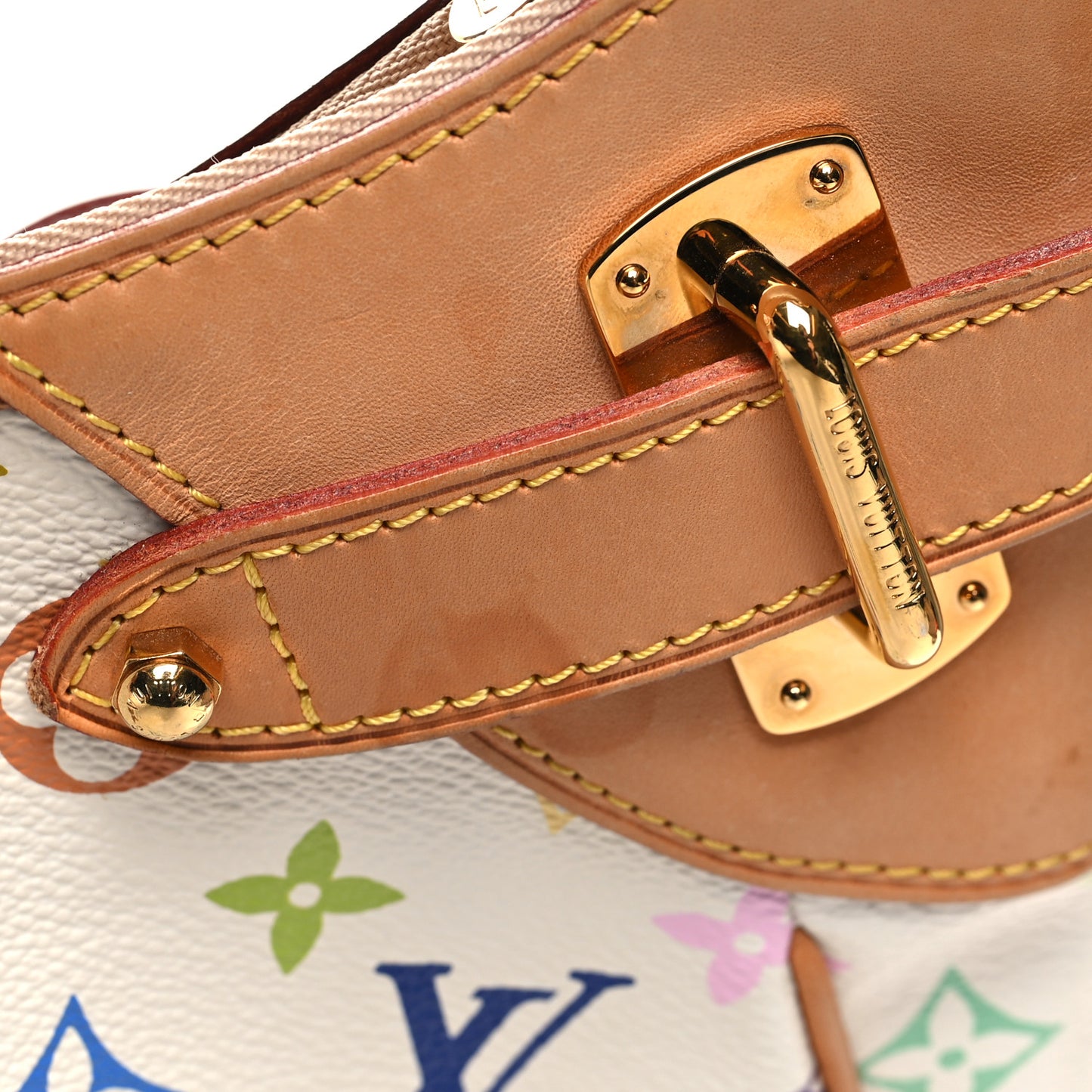 Monogram Multicolor Greta White