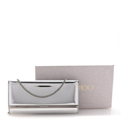 Jimmy Choo Metallic Patent Milla Wallet on Chain Silver 11 of 11