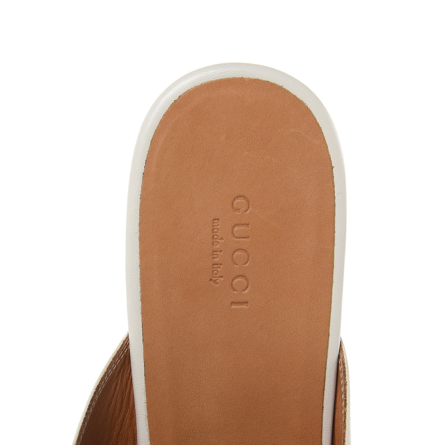 Gucci Malaga Kid Womens Princetown Slippers 40.5 Mystic White 7 of 10
