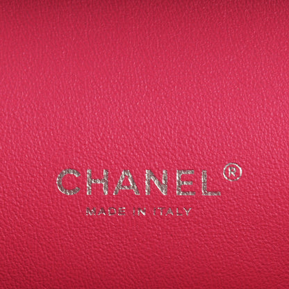 Chanel Lambskin Quilted Maxi Double Flap Fuchsia 6 of 11
