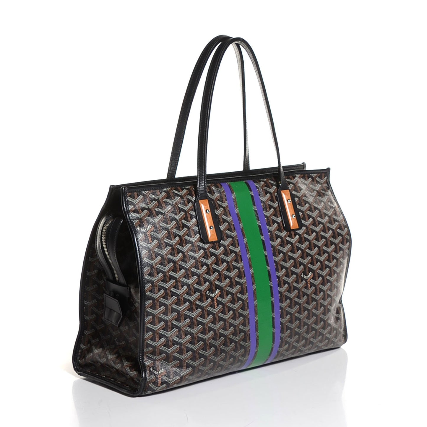 Goyardine Marquises Tote Black