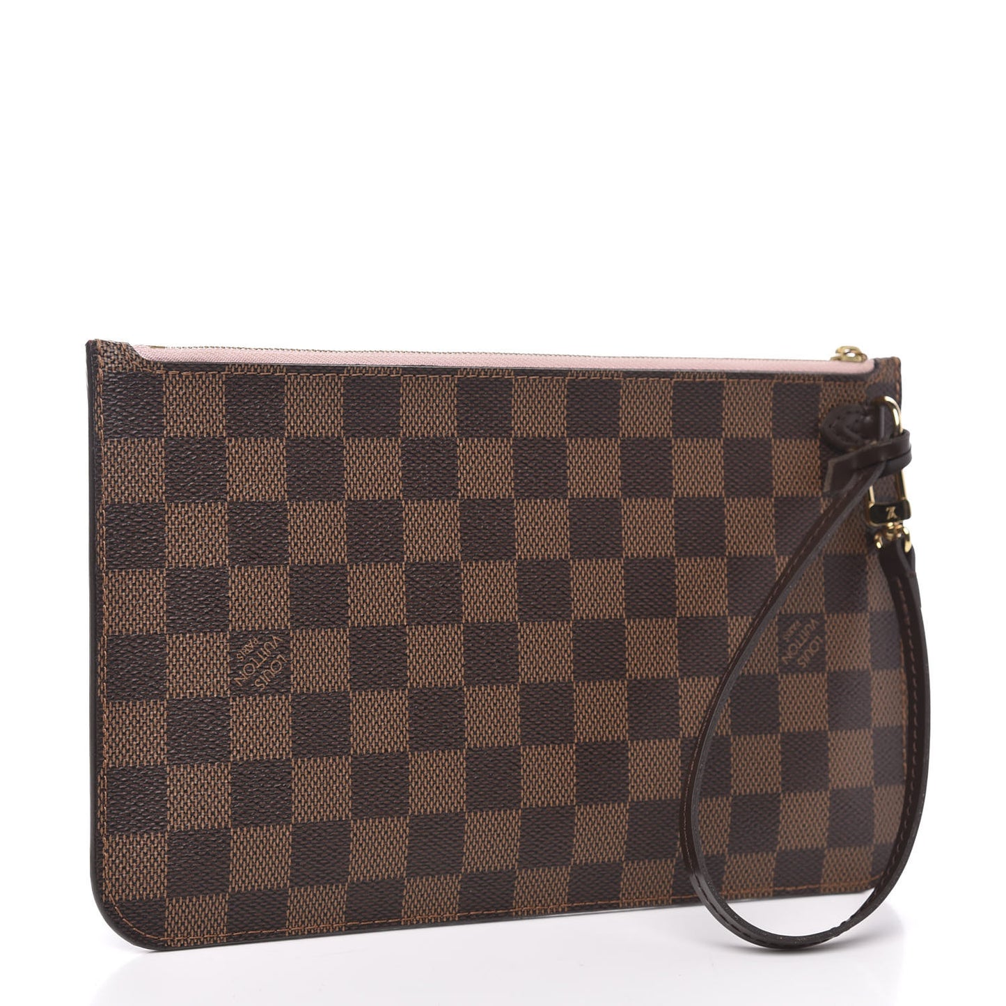 Damier Ebene Neverfull MM GM Pochette Rose Ballerine