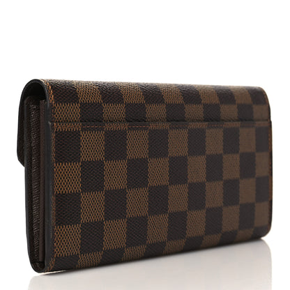 Louis Vuitton Damier Ebene Sarah Wallet NM 3 of 7