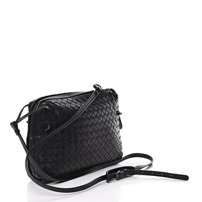 Bottega Veneta Nappa Intrecciato Pillow Crossbody Messenger Black 3 of 12