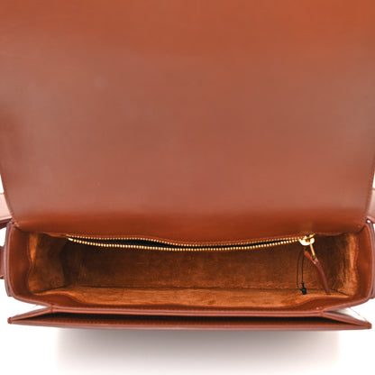 Saint Laurent Smooth Calfskin Medium Classic Monogram Universite Bag Brown 4 of 12