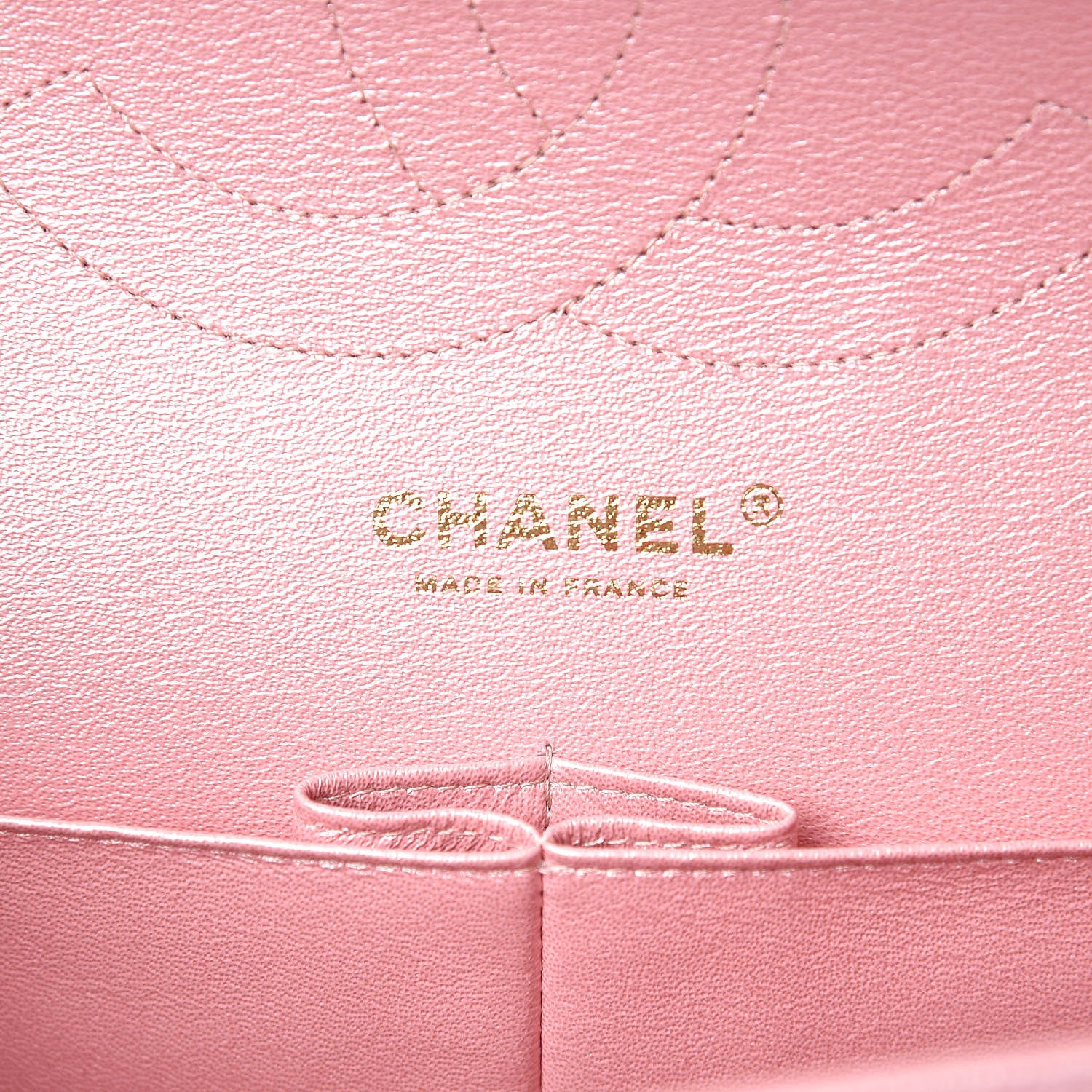 Chanel Iridescent Caviar Quilted Jumbo Double Flap Rose Pink 8 of 9