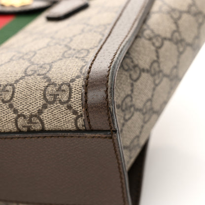 Gucci GG Supreme Monogram Small Ophidia Tote Bag Brown 15 of 16