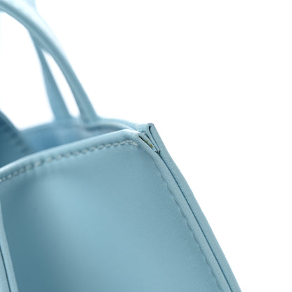 Telfar Vegan Leather Medium Shopping Bag Pool Blue 13 of 14