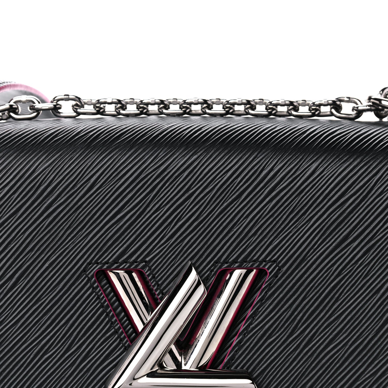 Louis Vuitton Epi Twist Shoulder Bag MM Black Pink 9 of 12