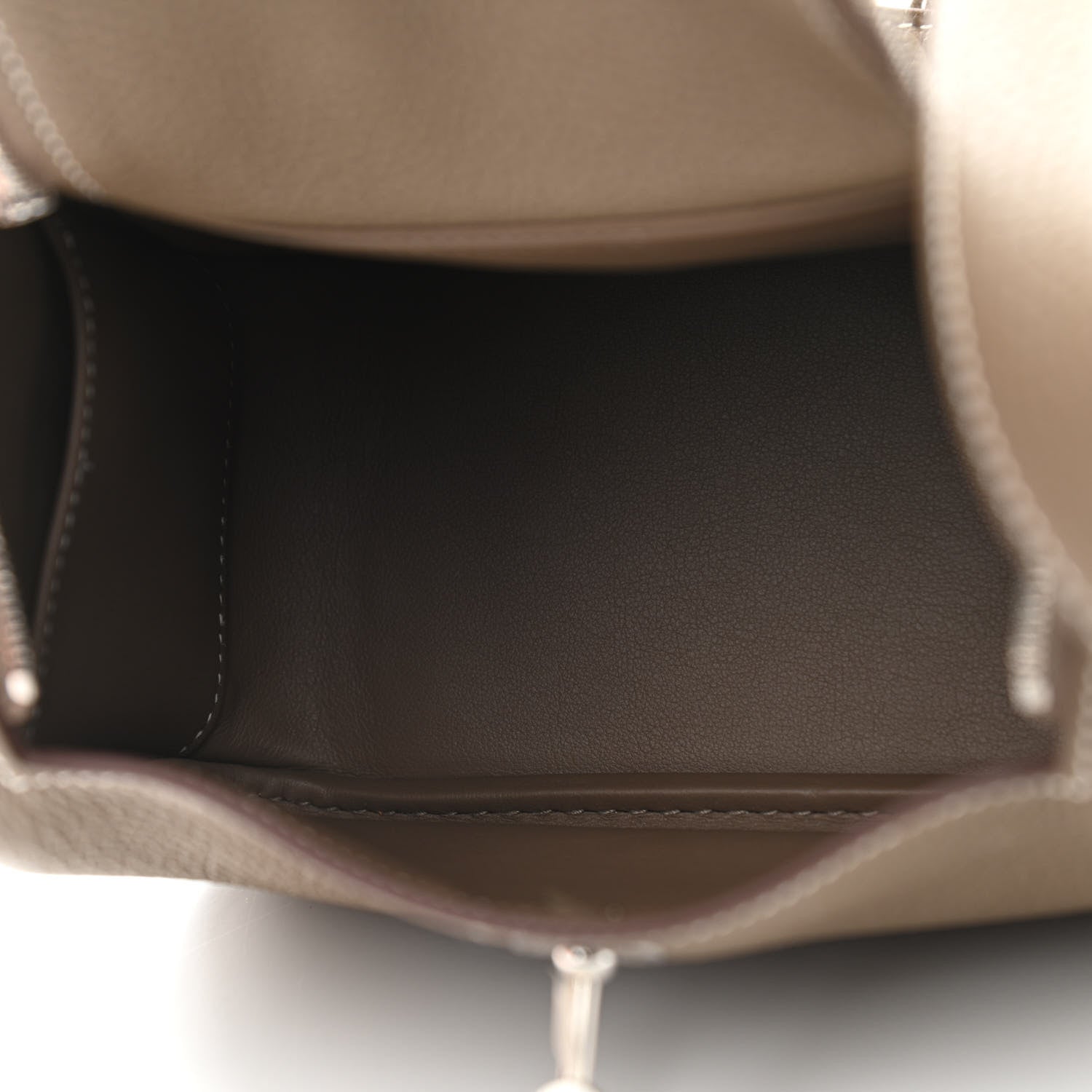 Hermes Taurillon Clemence Mini Lindy 20 Etoupe 5 of 11