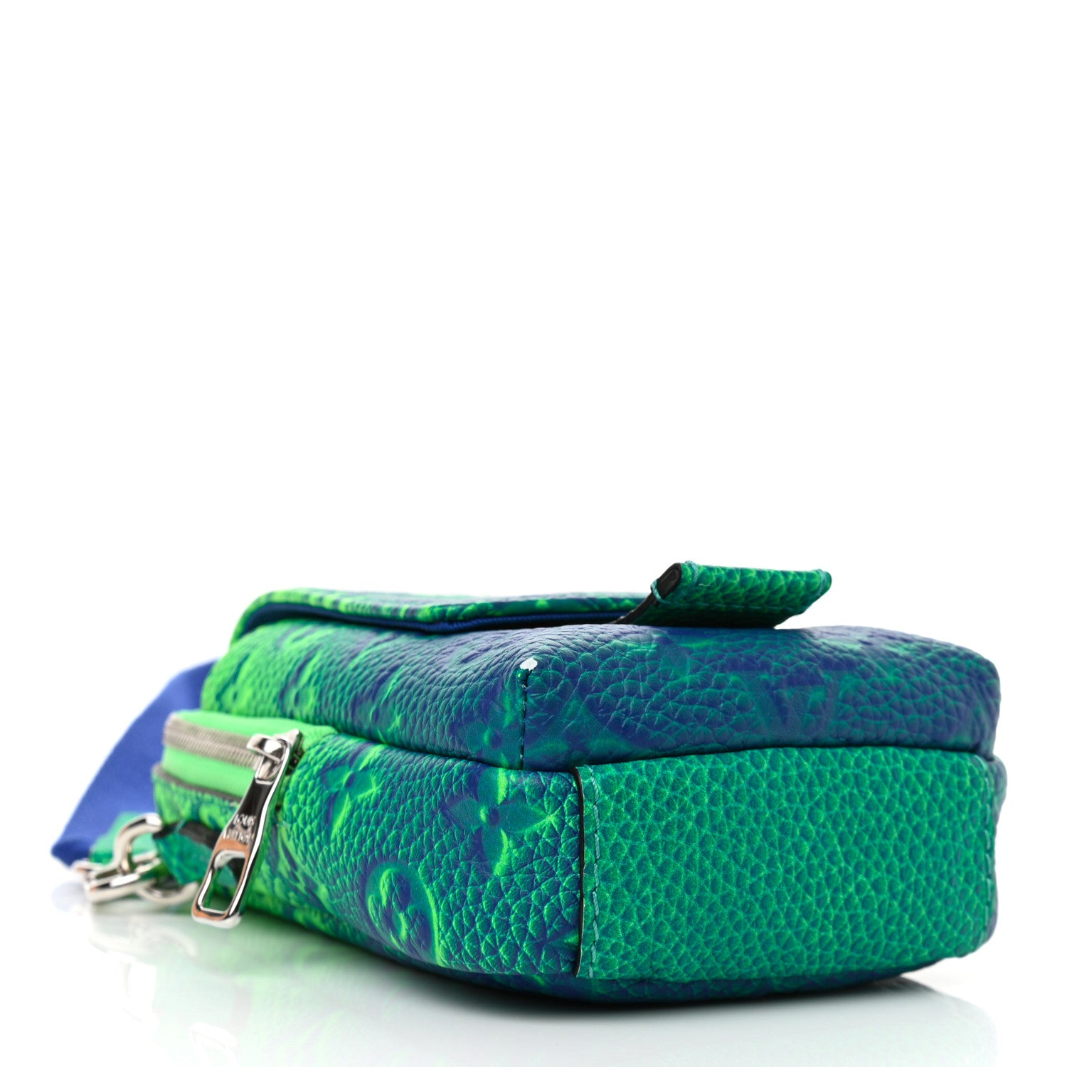 Louis Vuitton Taurillon Illusion Double Phone Case Bleu Vert 4 of 11