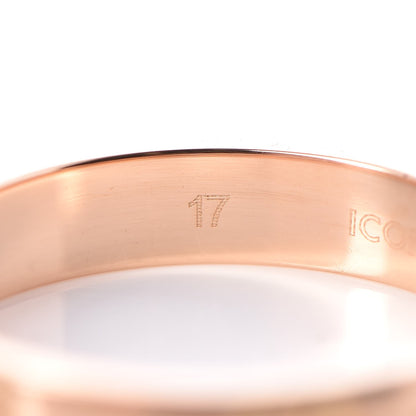 Gucci 18K Rose Gold 4mm Icon Band Ring 59.5 9 7 of 8