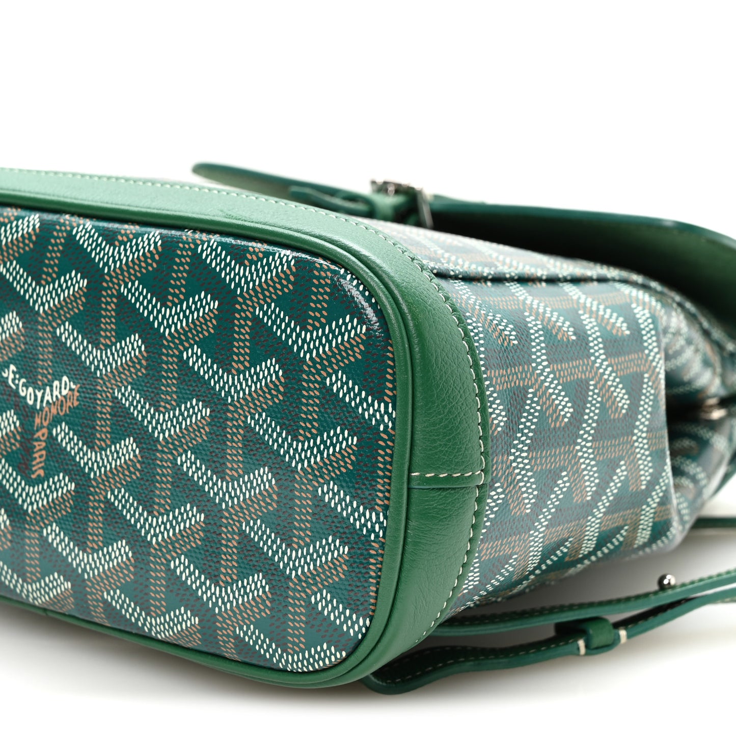 Goyardine Calfskin Mini Alpin Backpack Green