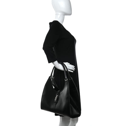 Gucci Calfskin Bardot Hobo Black 2 of 10