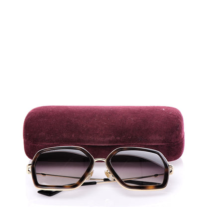 Gucci Acetate Oversize Square Frame GG0106S Sunglasses Tortoise 9 of 9