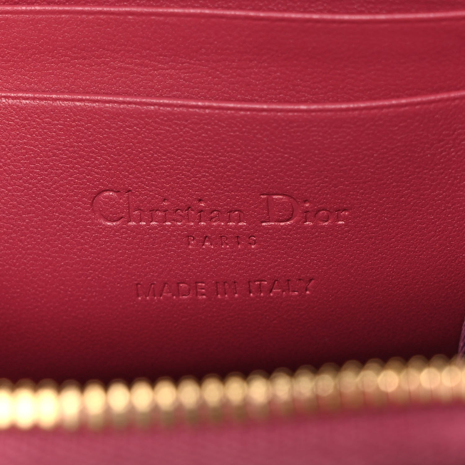 Christian Dior Lambskin Cannage Lady Dior Phone Holder Strawberry Pink 6 of 10