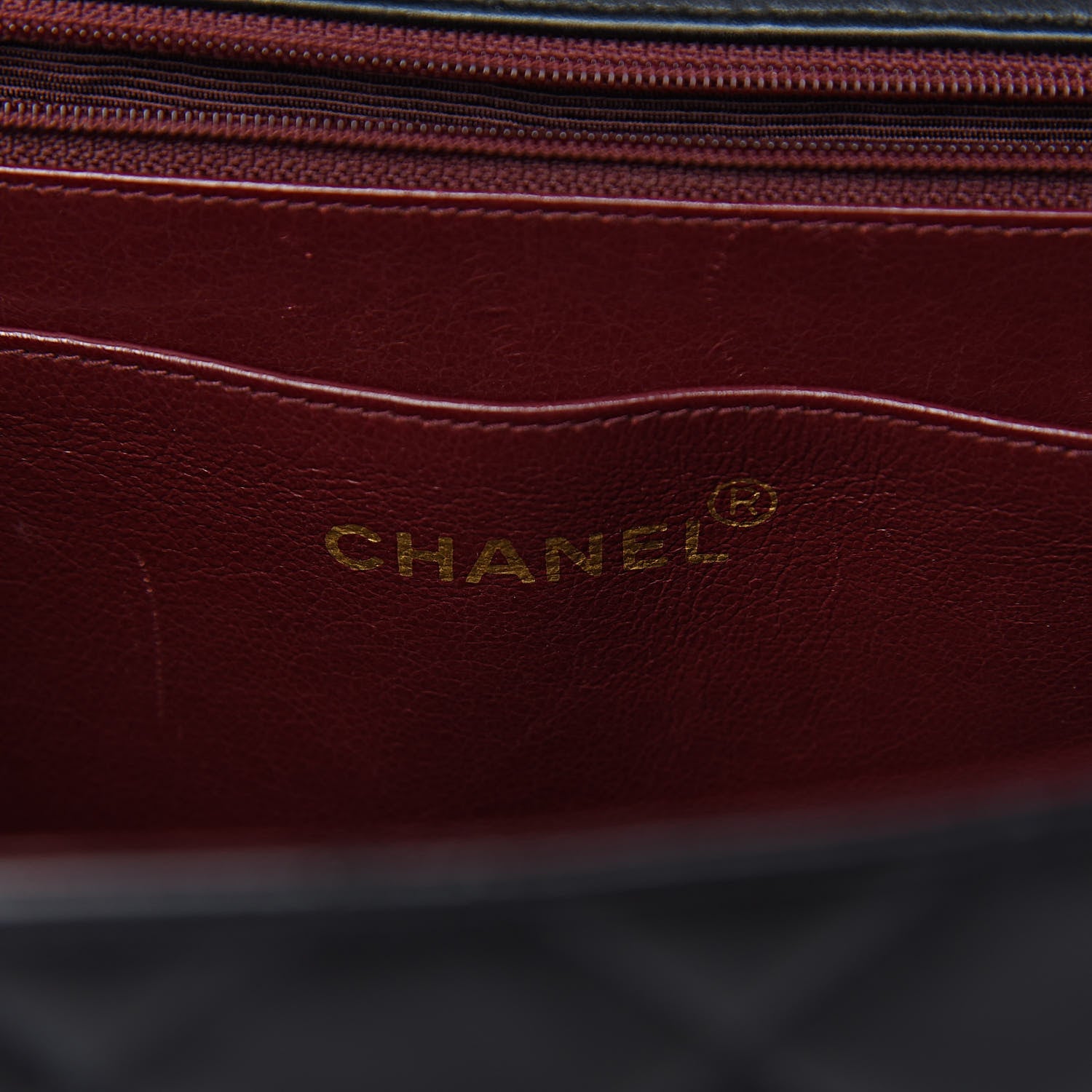 Chanel Lambskin Quilted XL Jumbo Single Flap Black 6 of 17