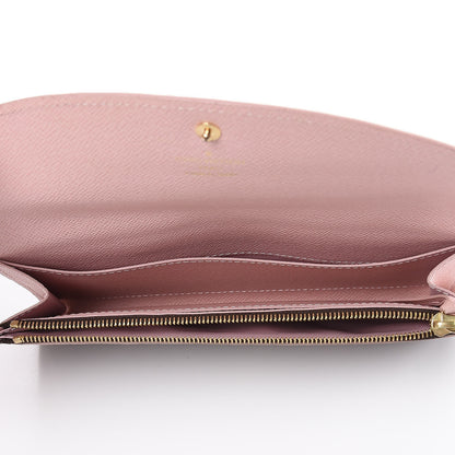 Louis Vuitton Damier Ebene Caissa Wallet Rose Ballerine 5 of 11
