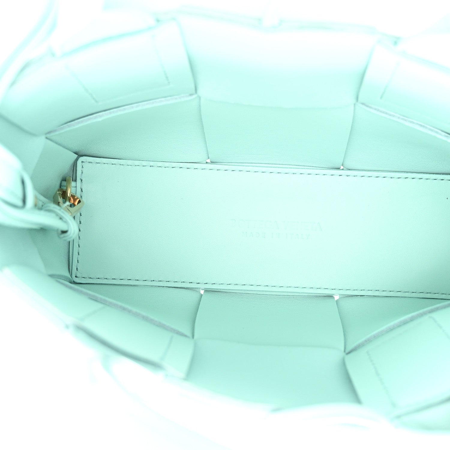 Bottega Veneta Lambskin Maxi Intreccio Candy Arco Tote Celadon 6 of 10