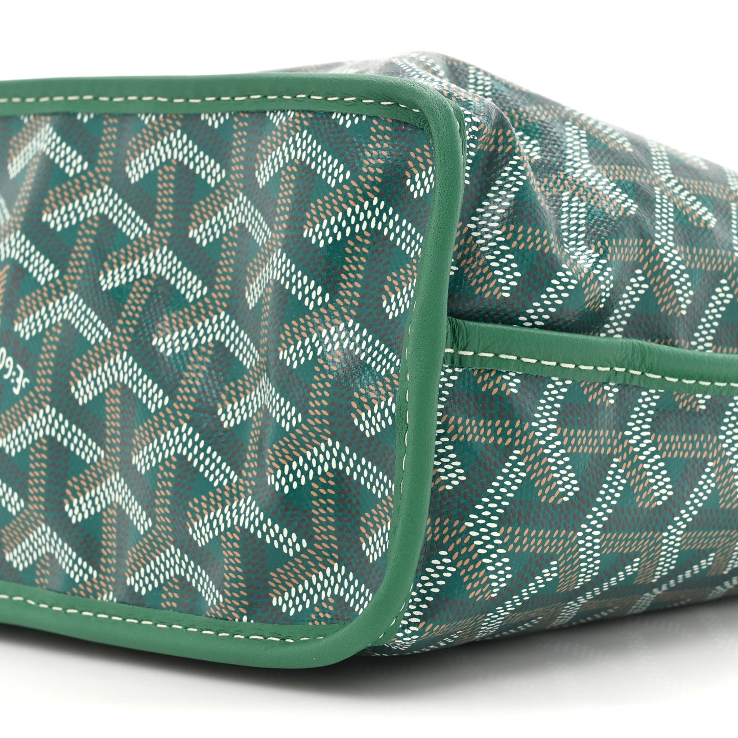 Goyardine Reversible Mini Anjou Green