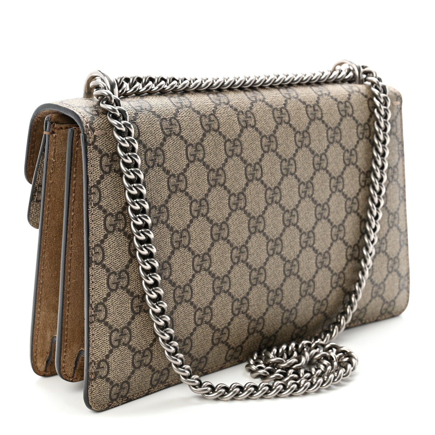 GG Supreme Monogram Small Dionysus Shoulder Bag Taupe