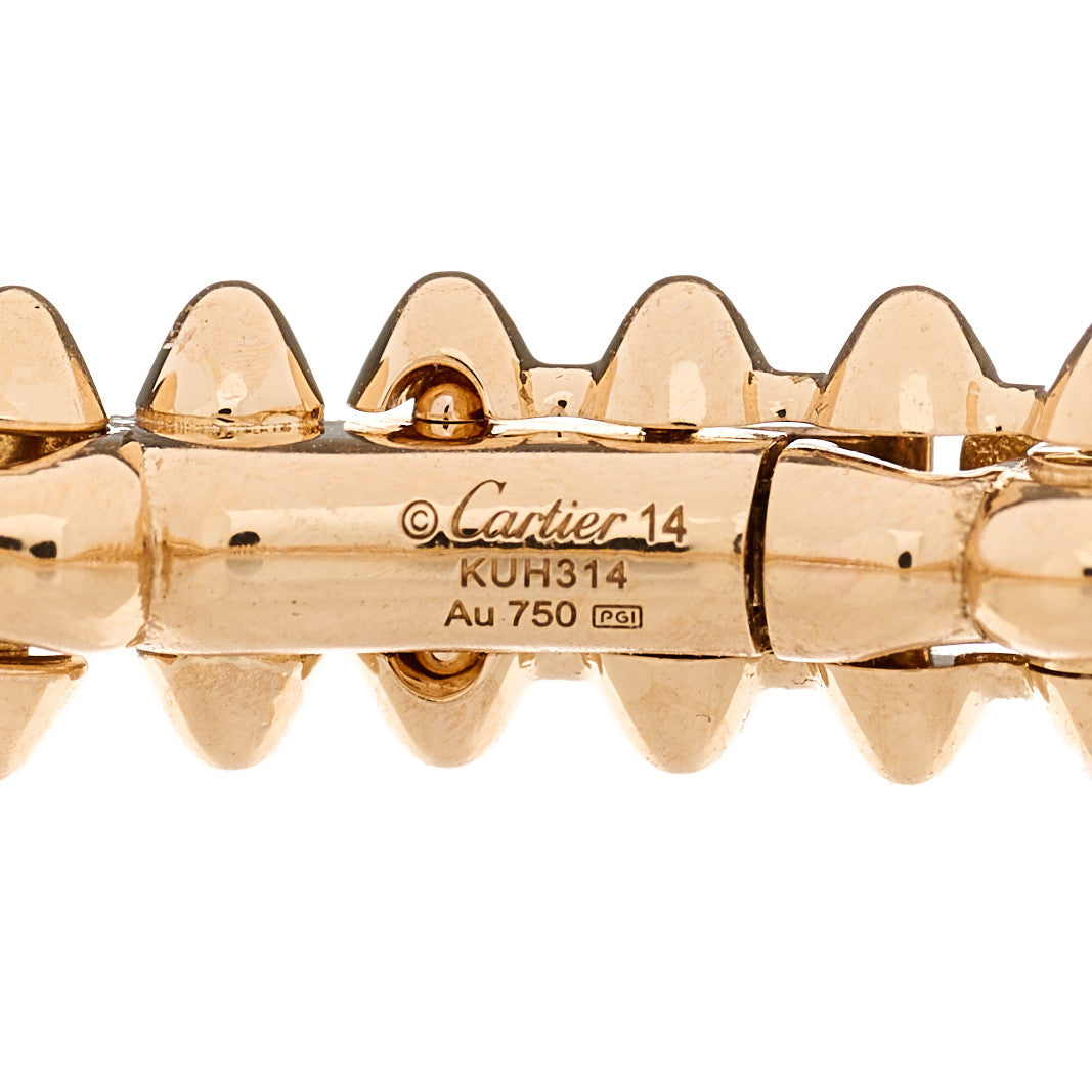 18K Pink Gold Small Clash De Cartier Bracelet 14