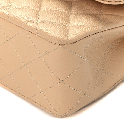 Chanel Caviar Quilted Small Double Flap Beige 11 of 12