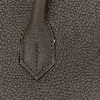 Hermes Taurillon Clemence Birkin 35 Etain 11 of 13