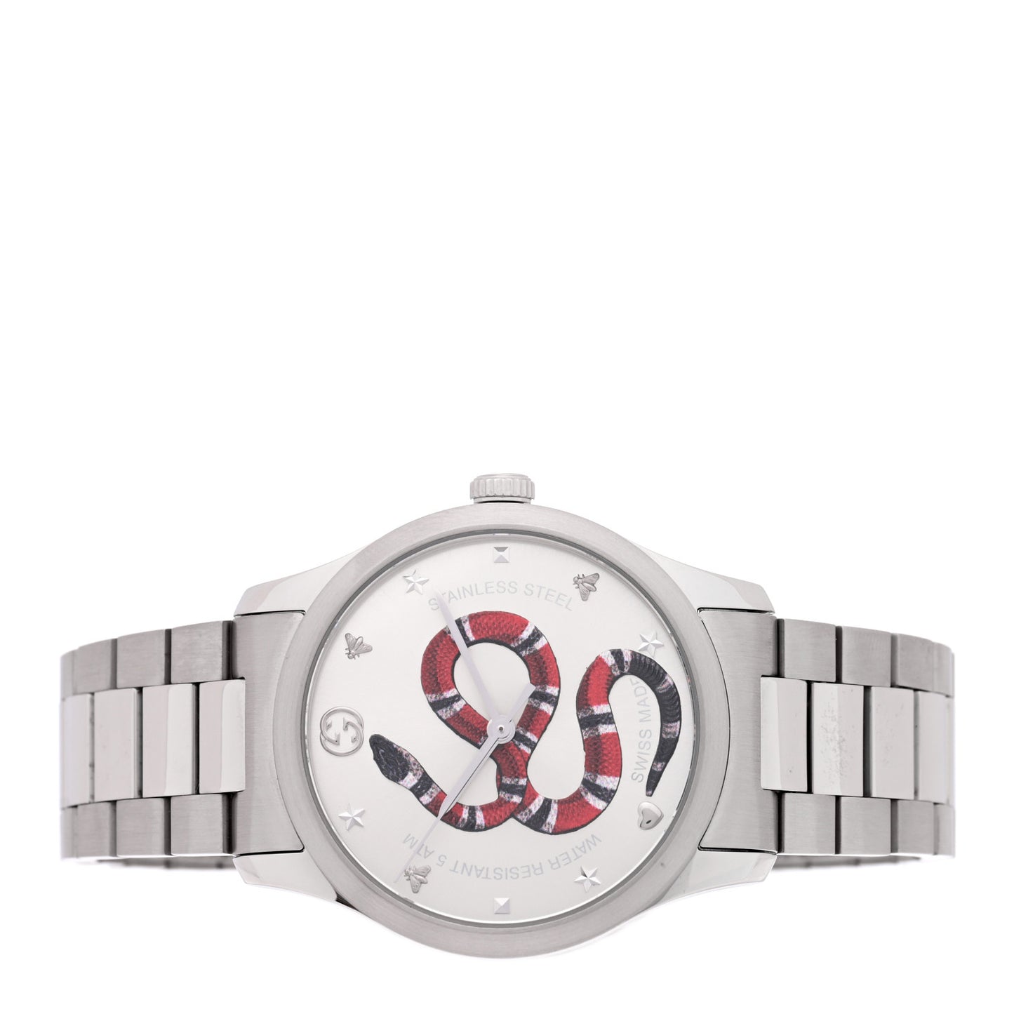 Stainless Steel 38mm G-Timeless Snake Quartz Watch