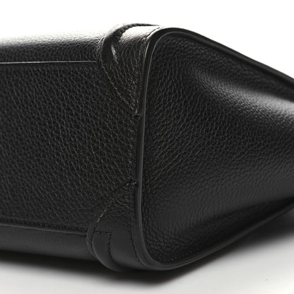 Celine Smooth Calfskin Nano Luggage Black 9 of 10