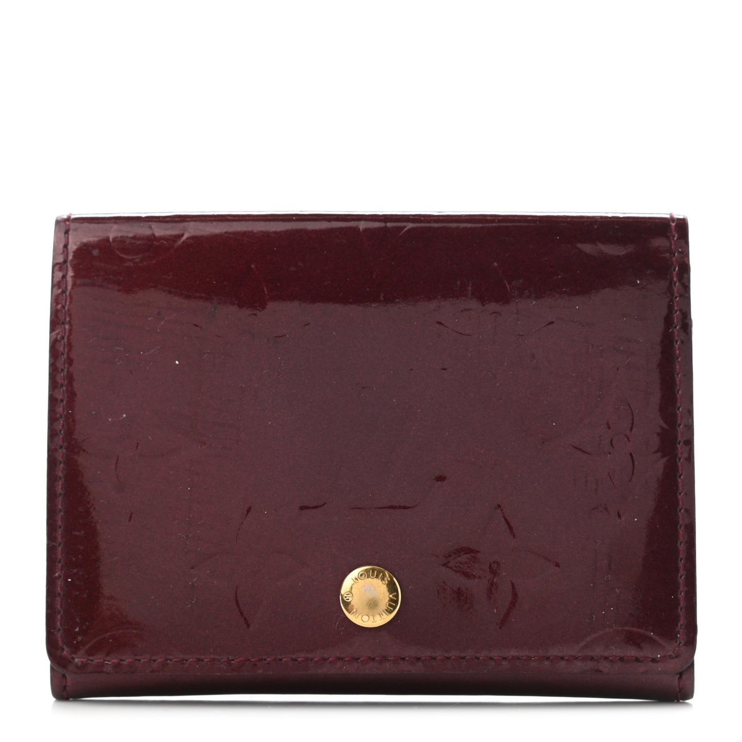 Vernis Business Card Holder Rouge Fauviste
