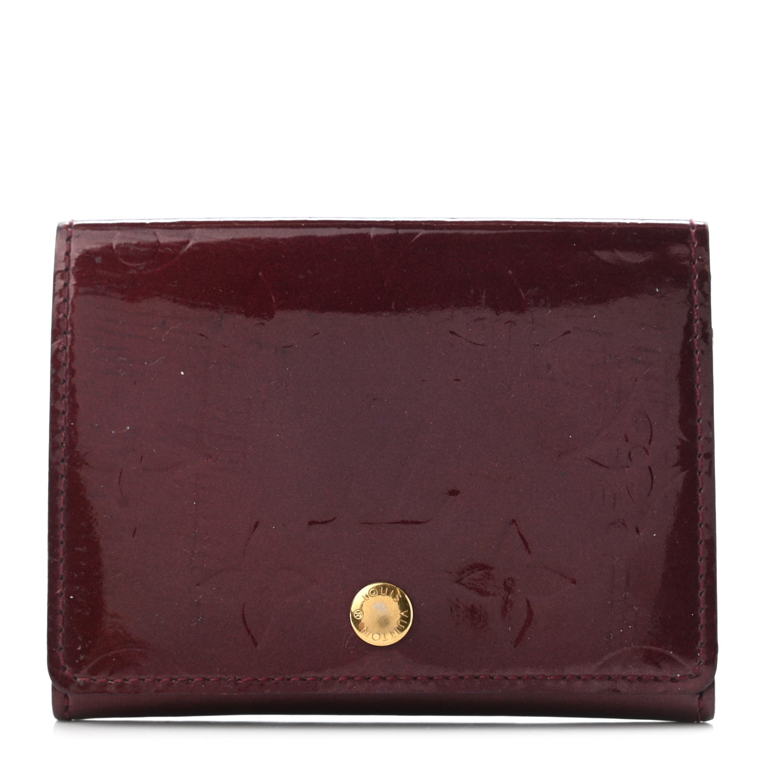 Louis Vuitton Vernis Business Card Holder Rouge Fauviste 1 of 8