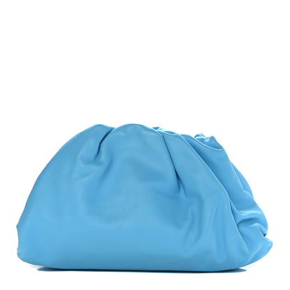 Bottega Veneta Smooth Butter Calf The Pouch Oversized Clutch Sky Blue 1 of 7