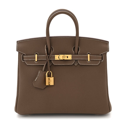 Hermes Togo Birkin 25 Etoupe 1 of 11