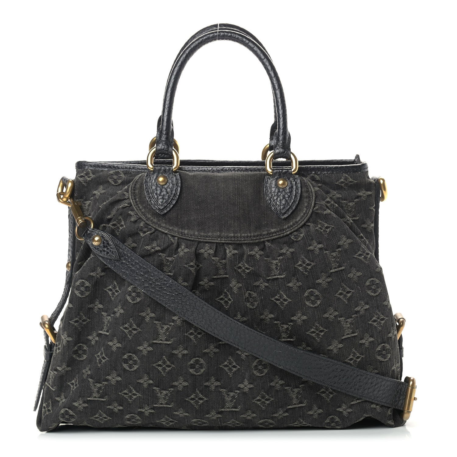 Louis Vuitton Denim Neo Cabby GM Black 1 of 11