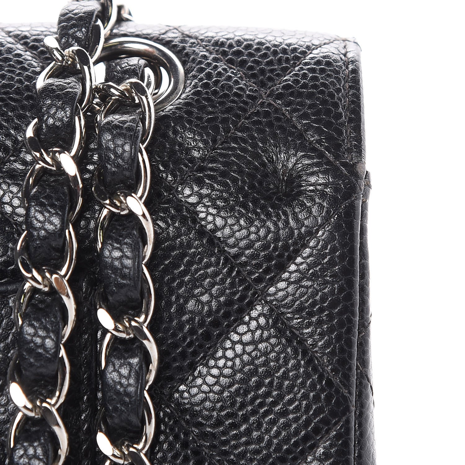 Chanel Caviar Quilted Medium Double Flap Black 17 of 17