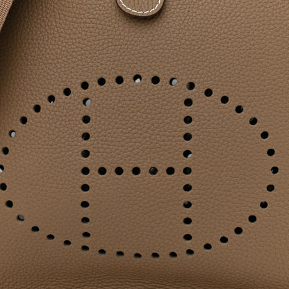 Hermes Taurillon Clemence Evelyne III PM Etoupe 9 of 11
