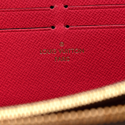 Louis Vuitton Monogram Clemence Wallet Freesia 6 of 8