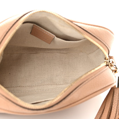 Gucci Pebbled Calfskin Small Soho Disco Bag Camelia 5 of 10