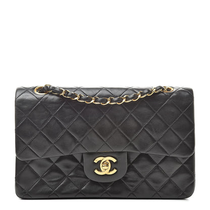 Chanel Lambskin Quilted Small Double Flap Black 1 of 15