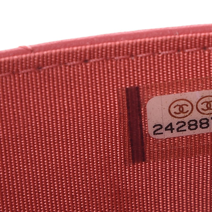 Chanel Lambskin Quilted Trendy CC Wallet On Chain WOC Bright Pink 10 of 11