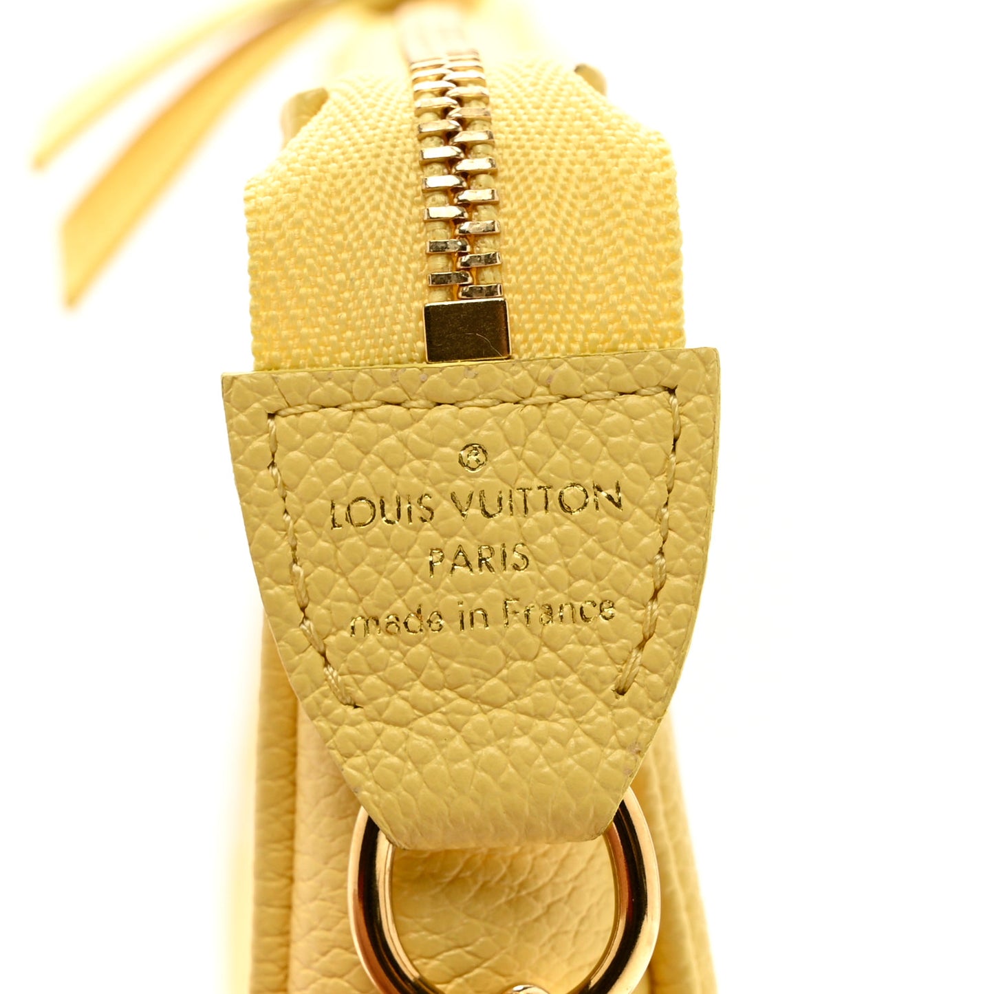 Empreinte Monogram Mini Pochette Accessories Lemon Curd Yellow