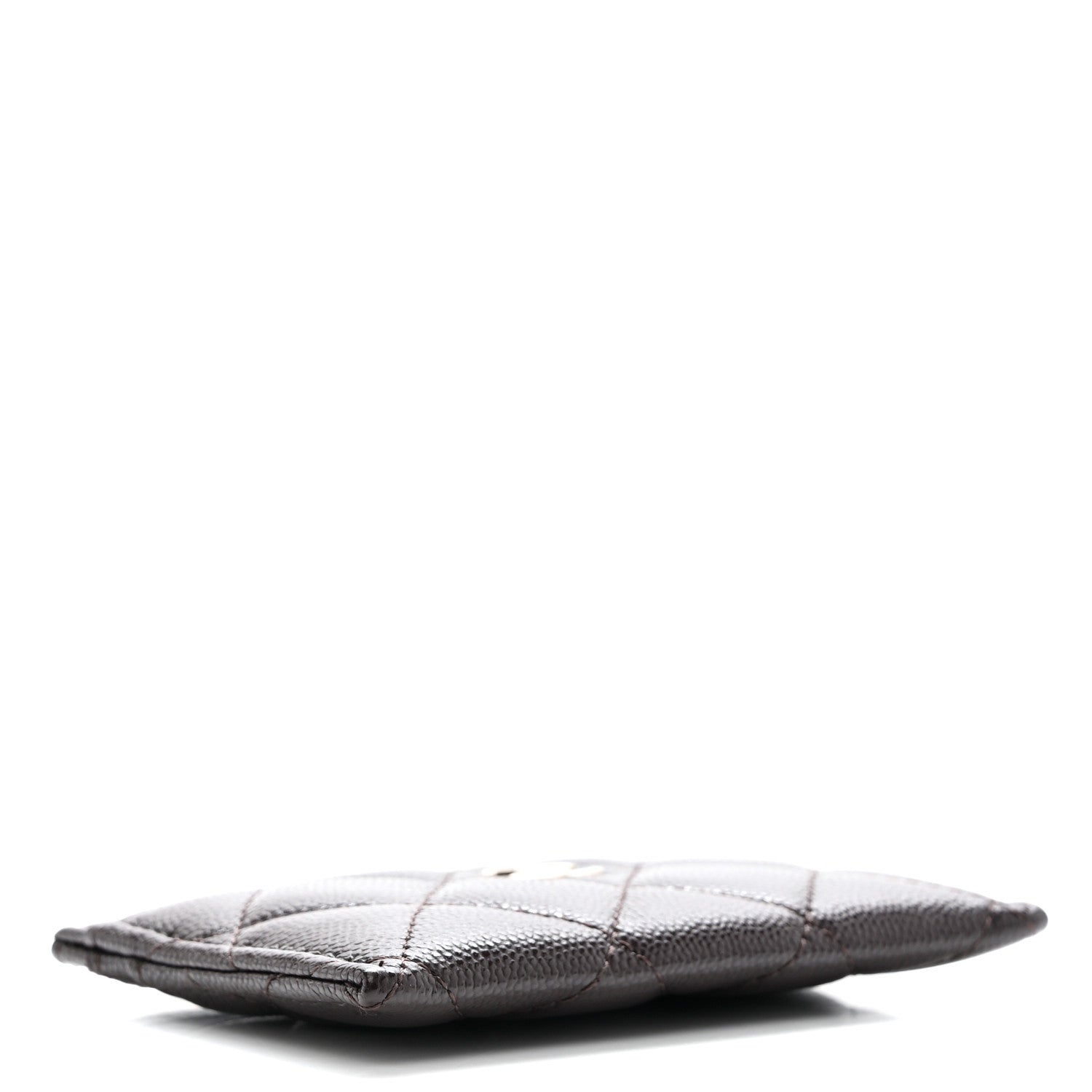 Chanel Caviar Quilted Card Holder Dark Brown 4 of 8