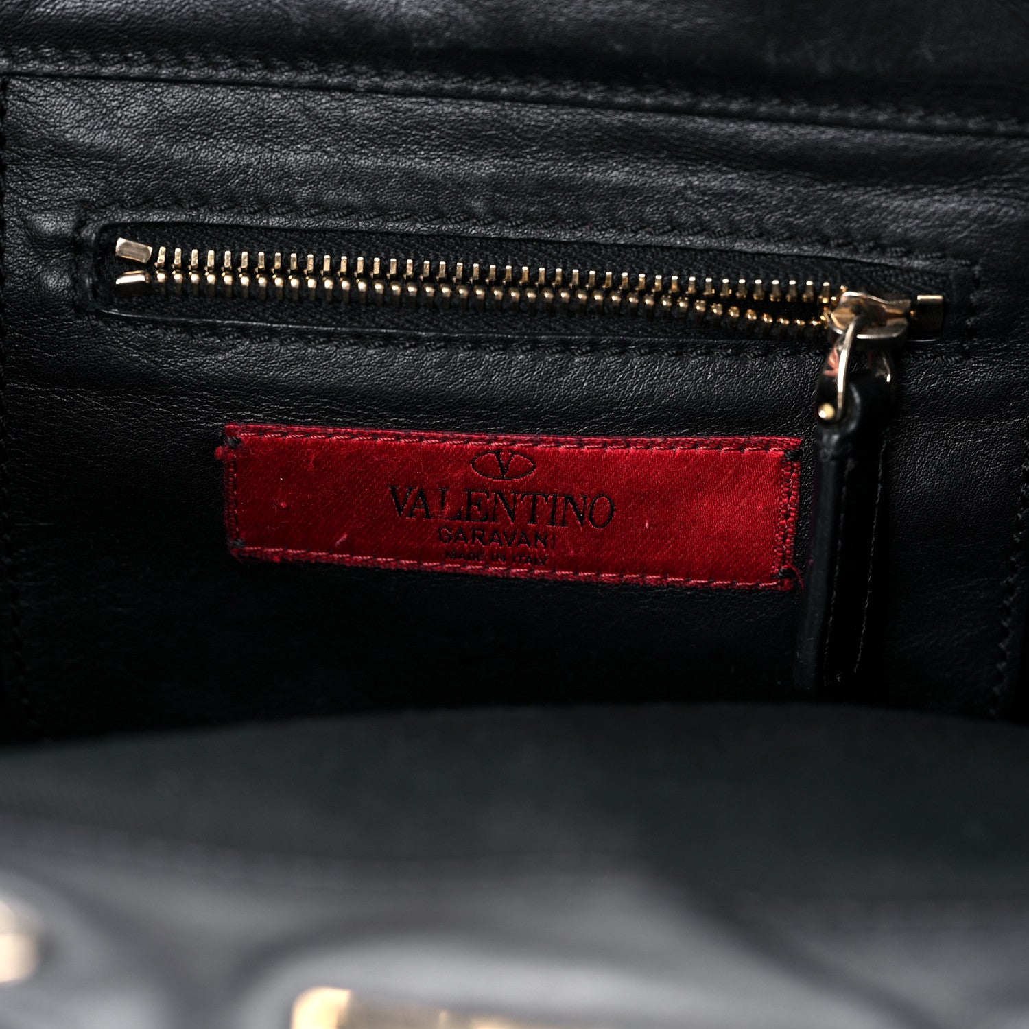 Valentino Garavani Vitello Mini Rockstud Tote Black 6 of 29