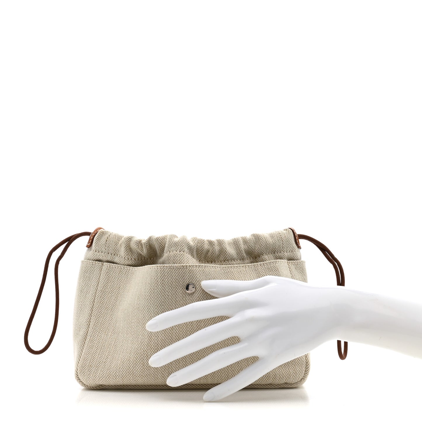 Canvas Barenia Fourbi 20 PM Pouch Naturel Fauve