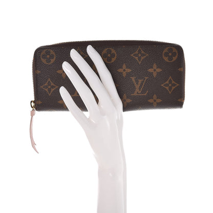 Louis Vuitton Monogram Clemence Wallet Rose Ballerine 2 of 9