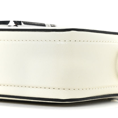 Marc Jacobs X Peanuts Saffiano Small Snoopy Snapshot Camera Bag White Black 8 of 12