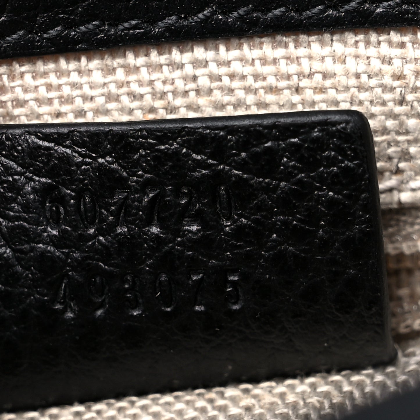 Dollar Calfskin Interlocking G Crossbody Bag Black